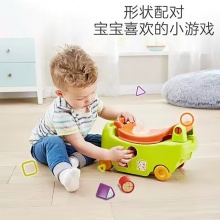 4合1小鹿滑行车儿童滑板车四合一小鹿骑行拖车节日礼物