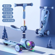 儿童滑板车儿童1-12岁二合一可折叠滑行车溜溜车童车玩具车踏板车