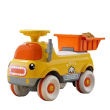 滑行可坐人滑行儿童挖掘机闪光宝宝四轮载人挖机钩机工程车