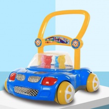 新款音乐橡胶轮婴儿学步车婴儿学步车音乐橡胶轮学步车推车