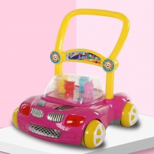 新款音乐橡胶轮婴儿学步车婴儿学步车音乐橡胶轮学步车推车
