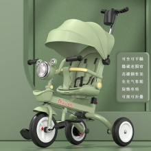 D昩可躺可折叠婴儿童三轮车手推车宝宝脚踏车6个月——6岁音乐自