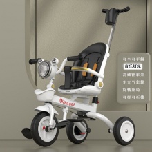 D昩可躺可折叠婴儿童三轮车手推车宝宝脚踏车6个月——6岁音乐自