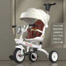 D昩可躺可折叠婴儿童三轮车手推车宝宝脚踏车6个月——6岁音乐自