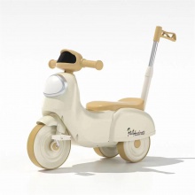 儿童三轮车脚踏动力车宝宝溜溜车可推行彩灯小孩玩具车可坐滑滑车