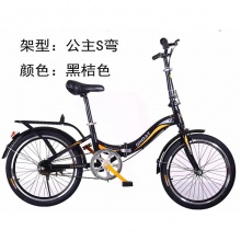 新款儿童折叠自行车男女孩6-15岁10学生中大童便捷折叠脚踏单车