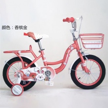 儿童自行车女孩男孩公主款单车连体衣架公路车儿童自行车