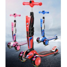 儿童滑板车3-6-12岁中大童可转弯8男孩滑滑车闪光轮折叠款溜溜车