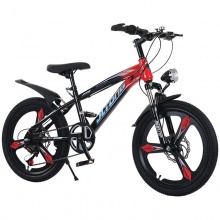 儿童自行车山地车学生车6-7-9-11-14岁男女孩单车脚踏车碟刹变速