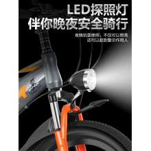 新款山地儿童自行车可变速带减震前后双碟刹6-14中大童学生车