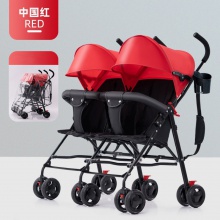 双胞胎婴儿推车超轻便双人折叠伞车二胎婴儿车大小宝龙凤胎手推车