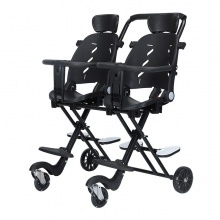 新款双胞胎溜娃二胎车手推车带刹车四轮外出轻便可折叠可换向可躺