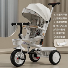 高景观儿童三轮车可躺可坐遛娃神器1-6岁3宝宝婴儿手推脚踏车