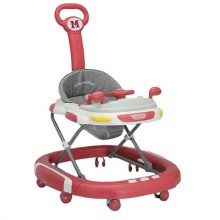 新设计婴儿学步车 现代学步车音乐灯软座 推把学步车