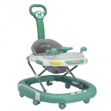 新设计婴儿学步车 现代学步车音乐灯软座 推把学步车