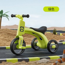 新款儿童三轮车带音乐脚蹬车1到6岁男女宝宝脚踏车滑行车平衡车