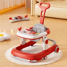 婴儿学步车防O型腿防侧翻多种功能宝宝成长学走路车儿童玩具助步车