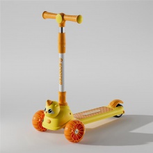 儿童滑板车1-3岁宝宝卡通小孩溜溜车3-6男孩女孩6-12单脚滑滑车