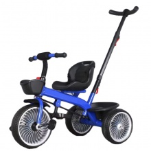 儿童三轮车脚踏车宝宝手推三轮车初学者自行车1-5岁车推把三轮车