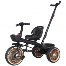 儿童三轮车脚踏车宝宝手推三轮车初学者自行车1-5岁车推把三轮车