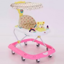 婴儿学步车宝宝学行车带音乐BB助步车带蓬学步车