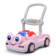 青蛙学步车带早教音乐婴儿助步手推车不侧翻带增重婴儿四轮小推车