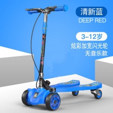 儿童蛙式滑板车3-12岁8男女孩初学者宝宝双脚四轮溜溜滑滑划板车