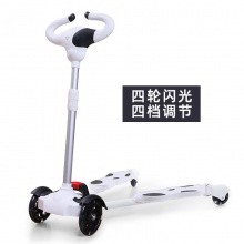 宝宝剪刀车蛙式滑板车儿童1-3-6-12岁可转弯双脚分开四轮大小童孩