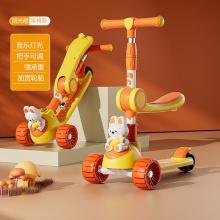 新款滑板车儿童2一6一9岁小孩宝宝女踏板滑滑车溜溜三合一滑行车