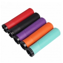 自行车把套山地车把手死飞锁死橡胶车把防滑手把套骑行握把