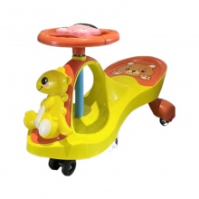 儿童扭扭车带靠背1-3-6岁溜溜车轮带音乐静音轮男女宝宝滑行
