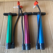打气筒自行车家用便携式小型电动电瓶加气泵篮球单车充气管子