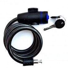 自行车车锁防盗锁链条锁电瓶车摩托车山地车钢丝锁固定车锁