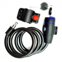 自行车车锁防盗锁链条锁电瓶车摩托车山地车钢丝锁固定车锁