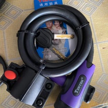 山地车车锁 锁具圈锁密码锁 自行车车锁锁具 钢丝锁