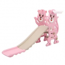 3合1卡通设计儿童滑梯和秋千/室内游戏套装，供儿童爬上，滑梯和秋千