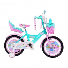 儿童自行车带辅助轮6-12岁小女孩脚踏车公主款公主自行车