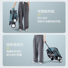 婴儿手推车可坐可躺旅行轻便一键折叠简易宝宝儿童婴儿车