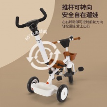 儿童三轮车脚踏车BABYJOEY同款多种功能手推车婴幼儿遛 娃神器自行车