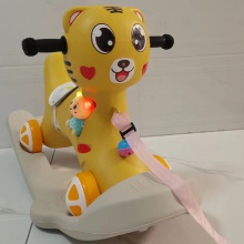 木马儿童摇摇马二合一可拆卸两用滑行车摇椅塑料玩具车带音乐灯光