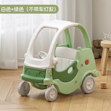 儿童游戏玩具车淘气堡公主车塑料四轮滑行助力学步车幼儿园小房车