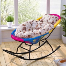 摇摇椅户外庭院逍遥椅简约摇摇躺椅大号彩虹摇椅家用客厅休闲