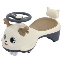 儿童扭扭车防侧翻摇摆车1一3岁男女宝宝静音闪光轮卡通创意扭扭车