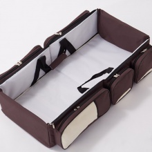 多种功能大容量可折叠式婴儿床包便携式母婴包妈咪包外出手提旅行床