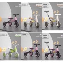 儿童三轮车1-3-6岁平衡车脚踏车可推小孩多种功能轻便可折叠滑步车