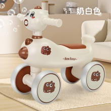 儿童滑行车1-3岁宝宝音乐灯光四轮防侧翻助步车小孩泡泡车