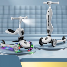 儿童滑板车宝宝0-3-6岁可坐可推可滑行婴幼儿多种功能滑行车遛娃车