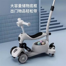 儿童滑板车宝宝0-3-6岁可坐可推可滑行婴幼儿多种功能滑行车遛娃车
