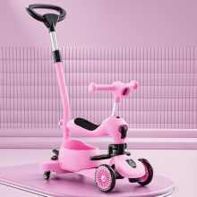 儿童滑板车宝宝0-3-6岁可坐可推可滑行婴幼儿多种功能滑行车遛娃车