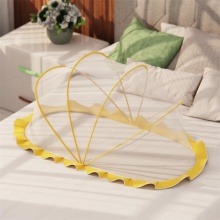 婴儿蚊帐宝宝蒙古包防蚊全罩式可折叠婴幼儿新生儿儿童床无底通用